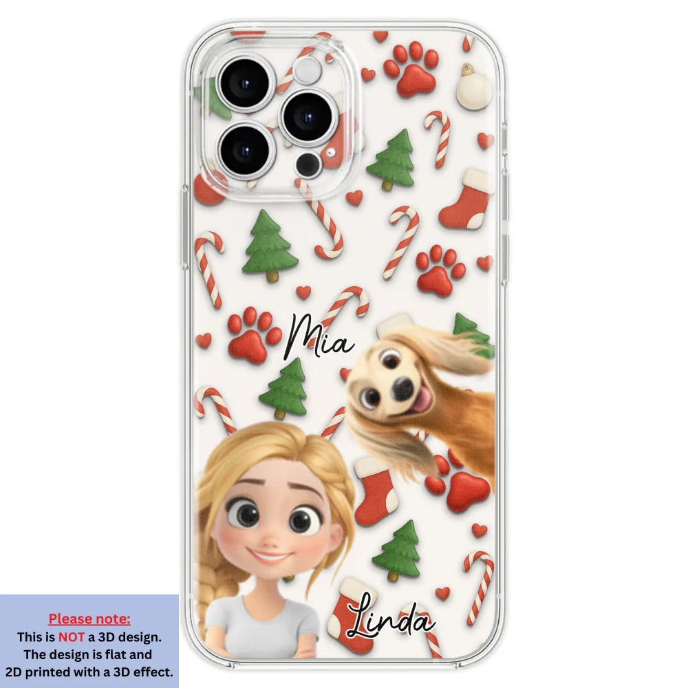 Pet And Human Cartoon Ver 2 - Personalized Custom Phone Case - Image 27