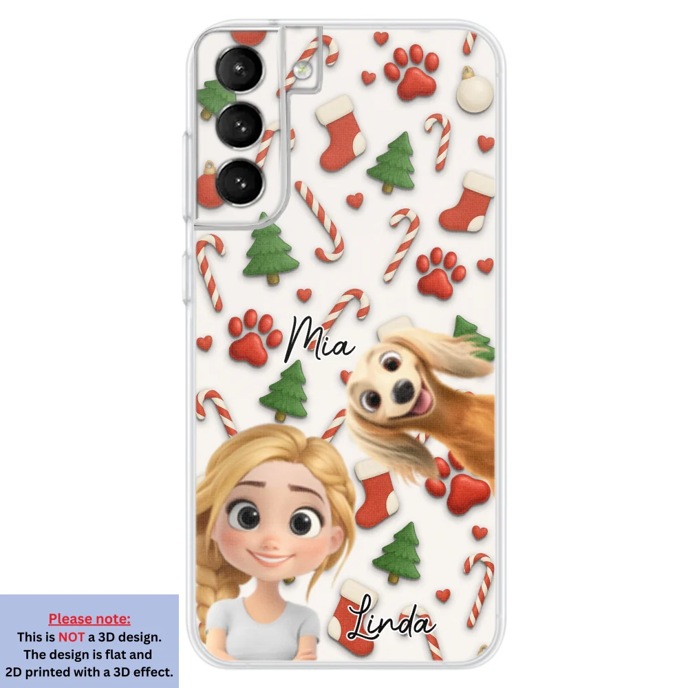 Pet And Human Cartoon Ver 2 - Personalized Custom Phone Case - Image 28