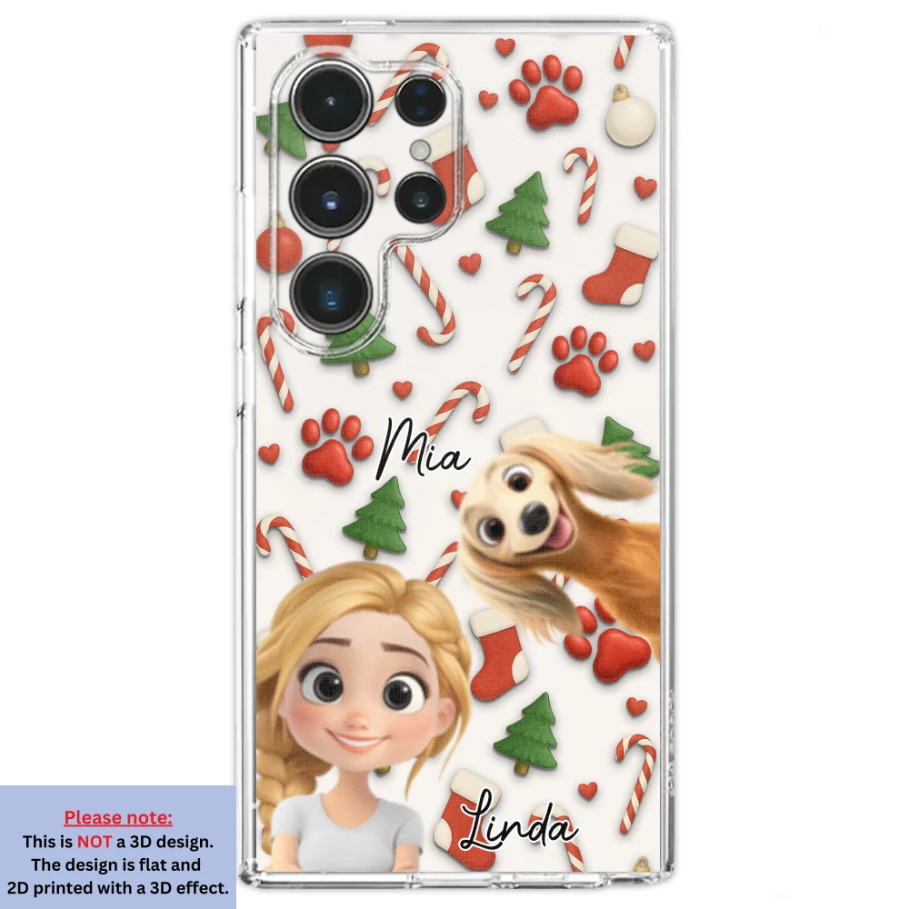Pet And Human Cartoon Ver 2 - Personalized Custom Phone Case - Image 29