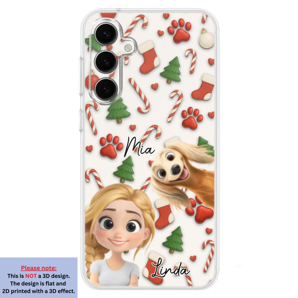 Pet And Human Cartoon Ver 2 - Personalized Custom Phone Case - Image 30