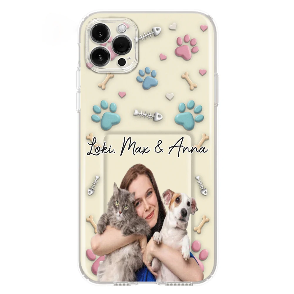 Pet Mom Cartoon Photo - Personalized Custom 3D Effect Phone Case - Image 12