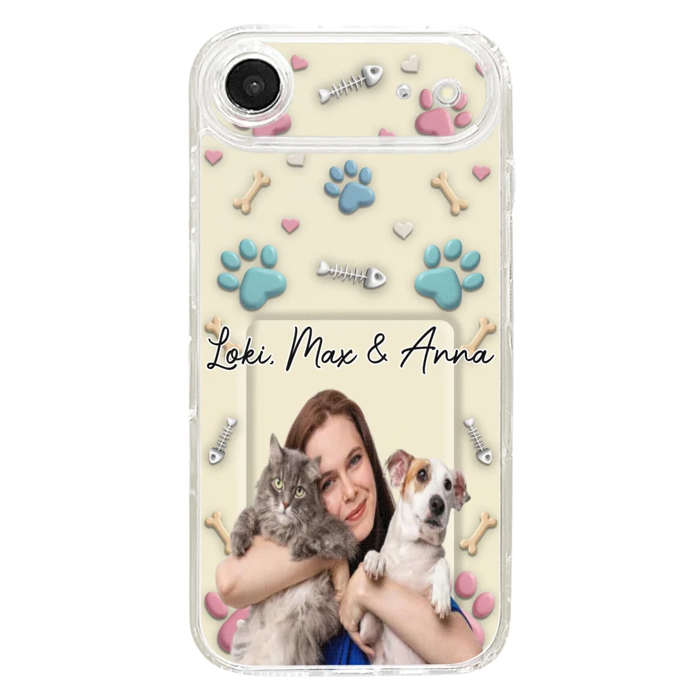 Pet Mom Cartoon Photo - Personalized Custom 3D Effect Phone Case - Image 26
