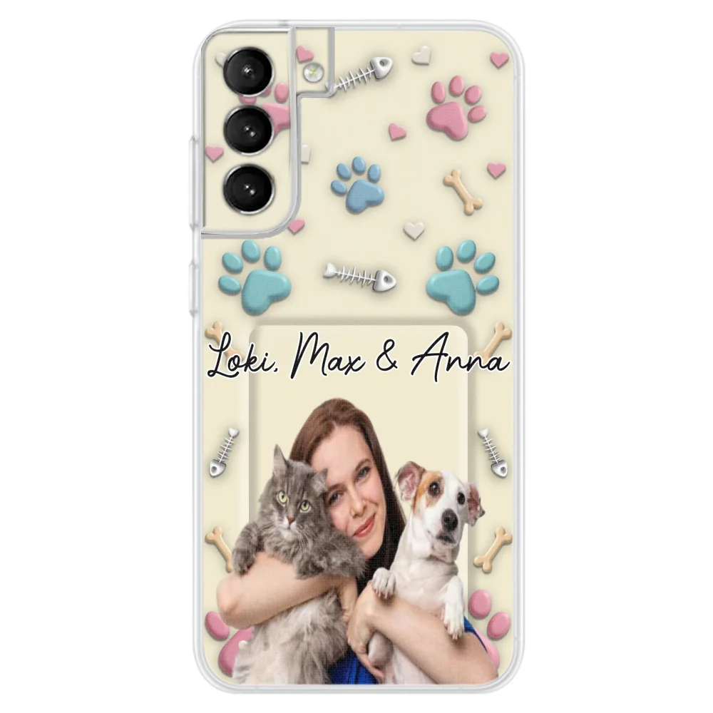 Pet Mom Cartoon Photo - Personalized Custom 3D Effect Phone Case - Image 30