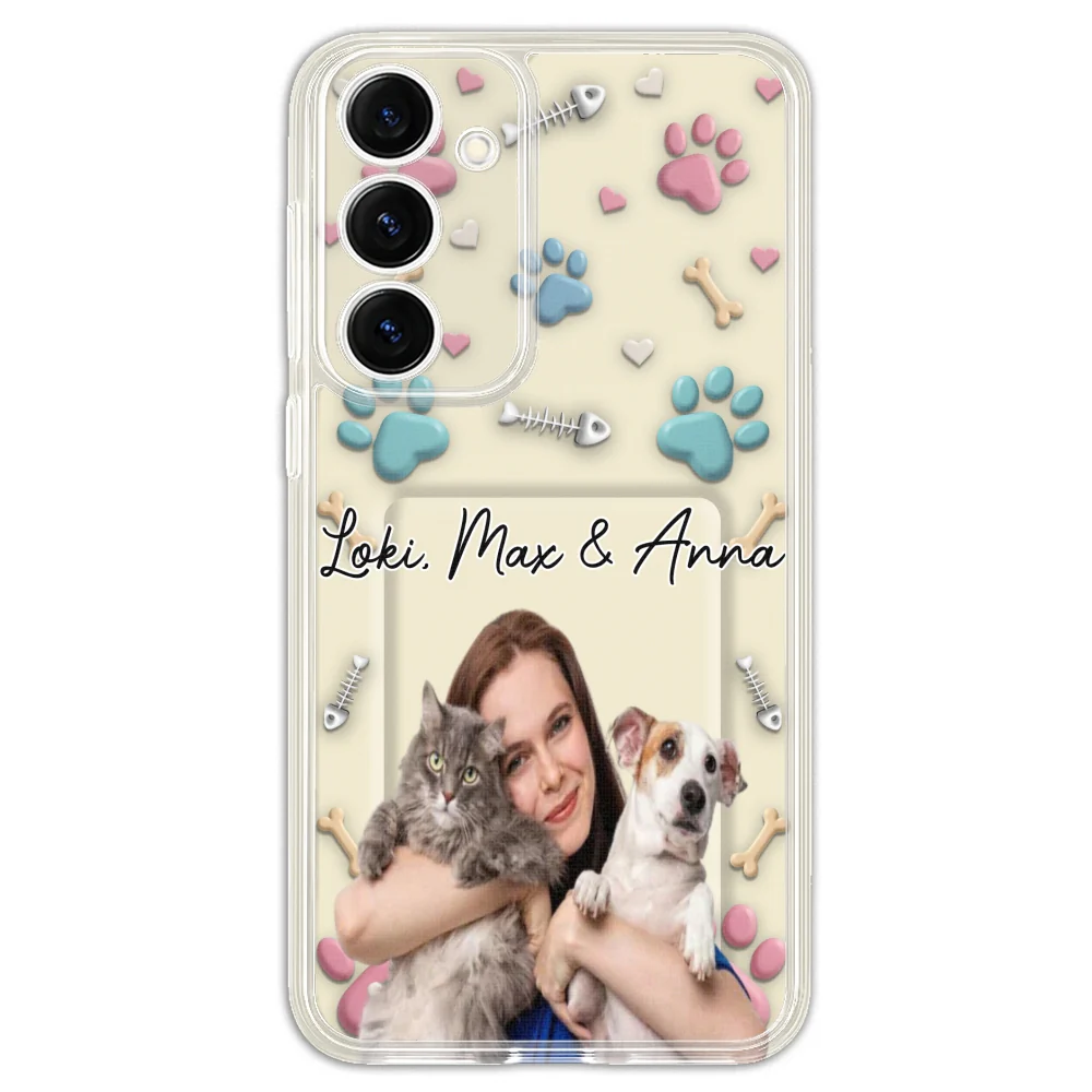 Pet Mom Cartoon Photo - Personalized Custom 3D Effect Phone Case - Image 35