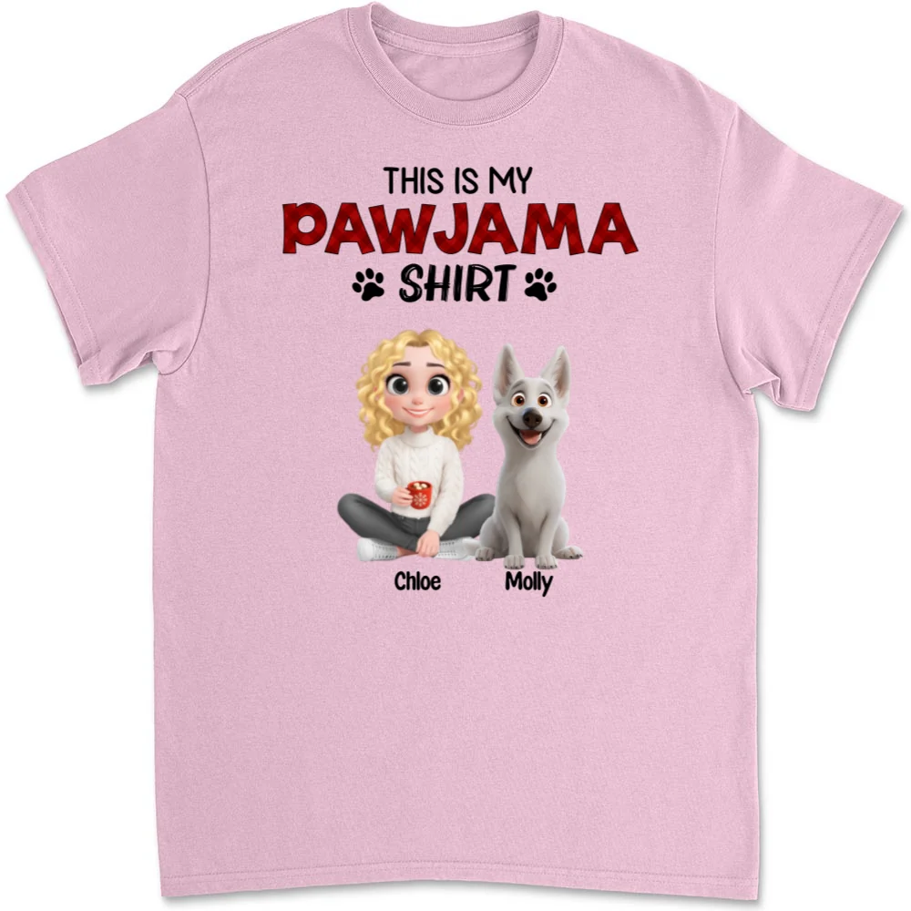 Pet Pawjama Shirt New Style Cartoon - Personalized Custom Unisex T-Shirt - Image 8