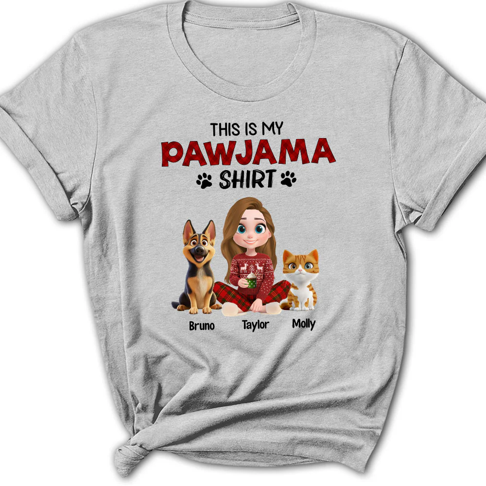 Pet Pawjama Shirt New Style Cartoon - Personalized Custom Women's T-shirt