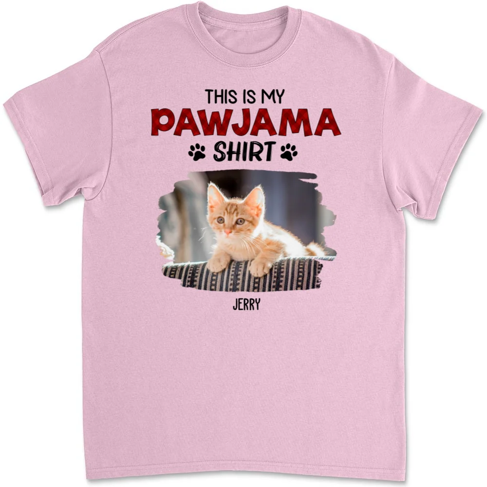 Pet Pawjama Shirt New Style Photo - Personalized Custom Unisex T-Shirt - Image 8