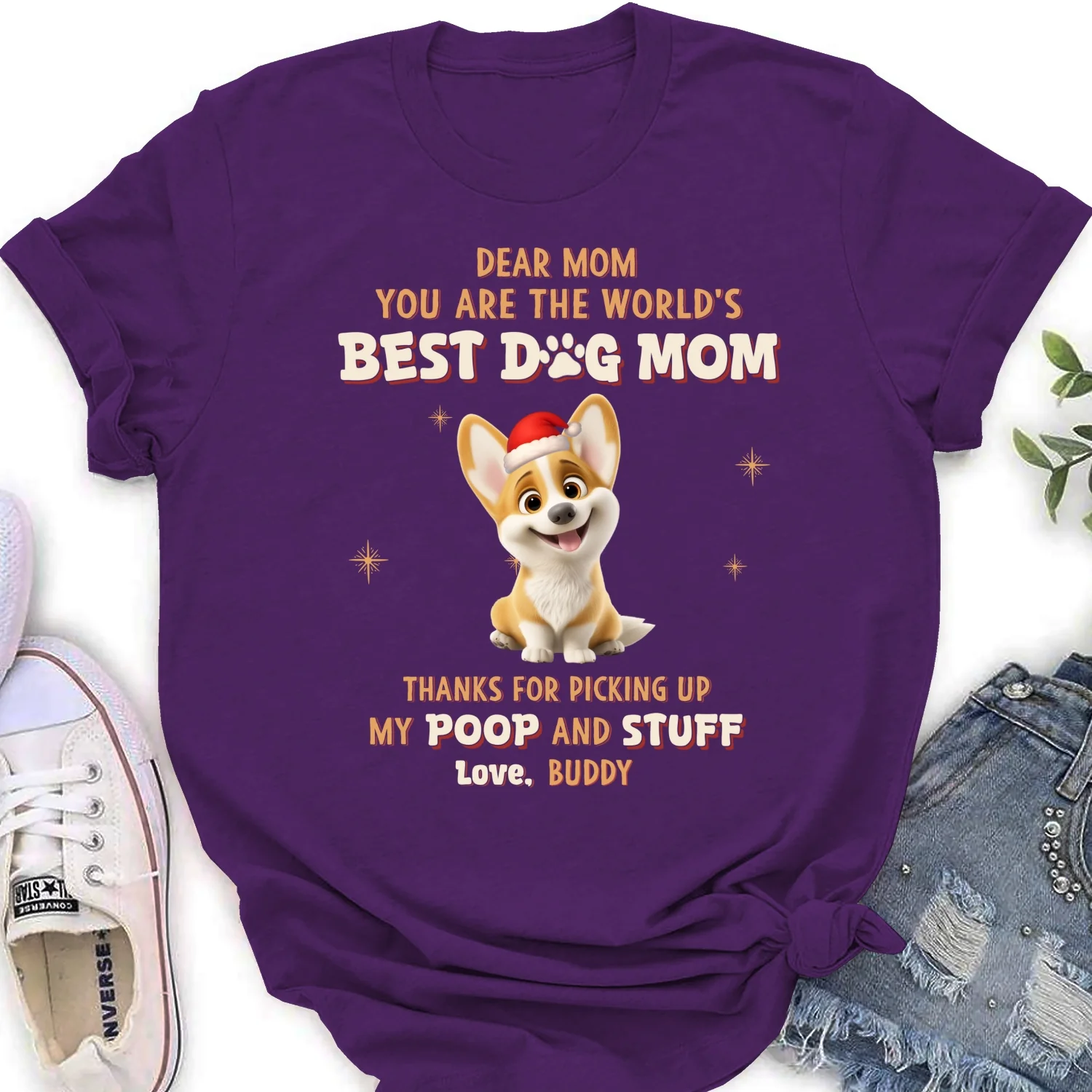 Picking Our Poop - Personalized Custom Women's T-Shirt - Image 10