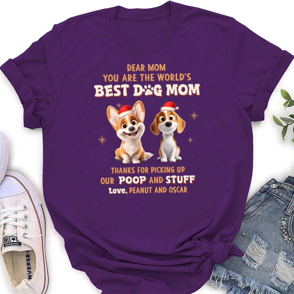 Picking Our Poop - Personalized Custom Women's T-Shirt - Image 5