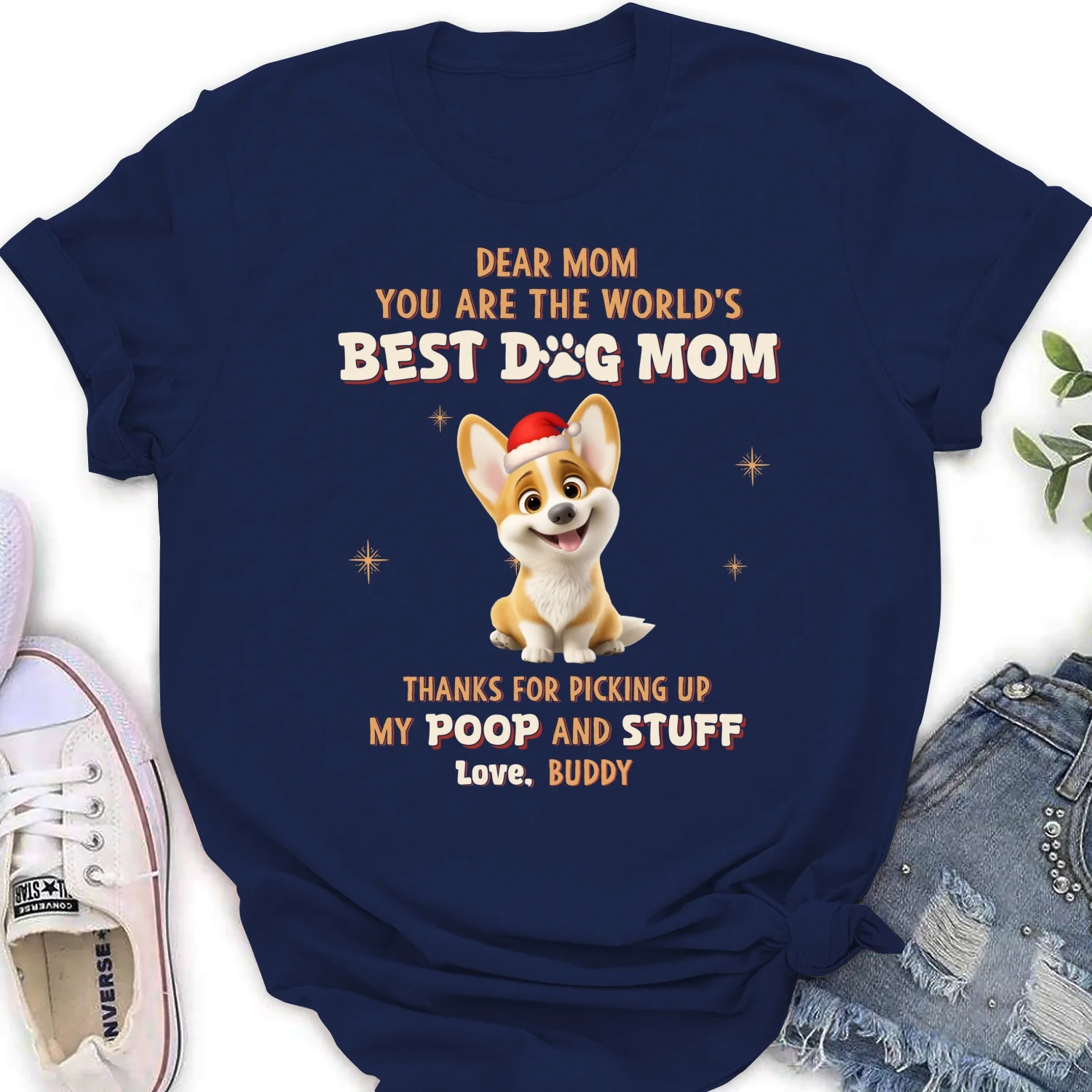 Picking Our Poop - Personalized Custom Women's T-Shirt - Image 7