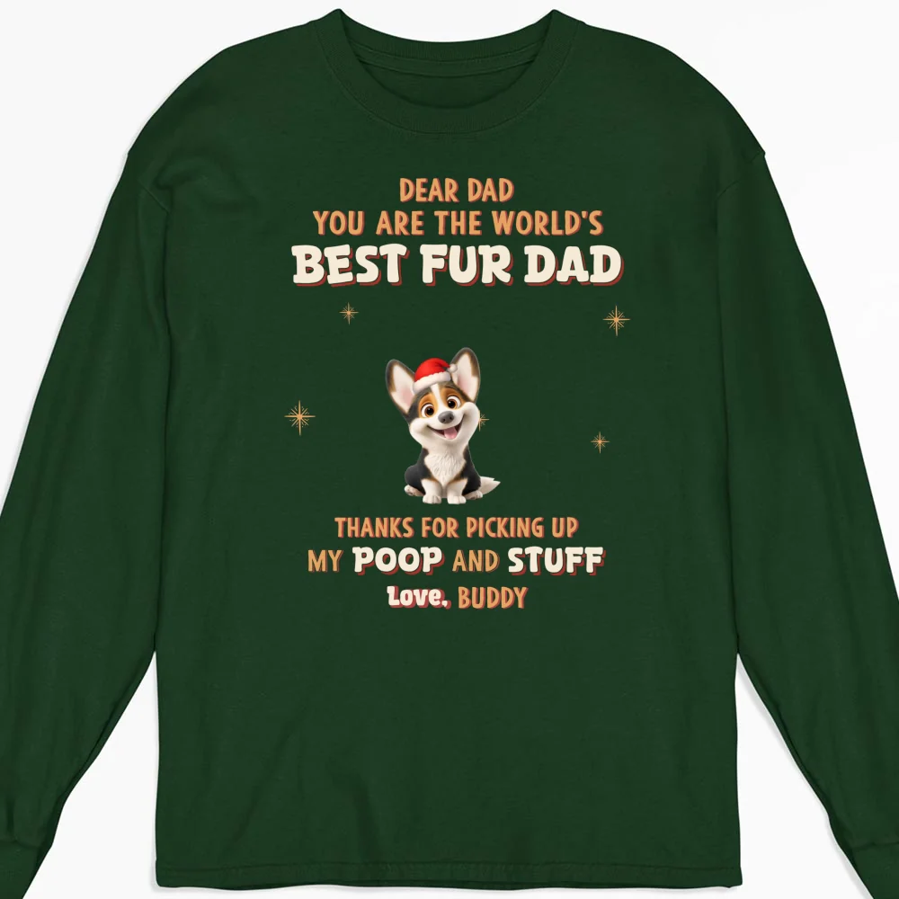 Picking Our Poop Ver Pet - Personalized Custom Long Sleeve T-Shirt - Image 6