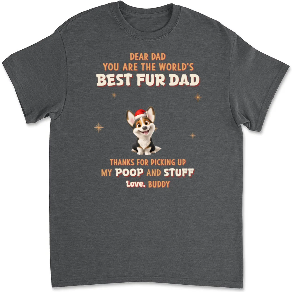 Picking Our Poop Ver Pet - Personalized Custom Unisex T-Shirt - Image 10