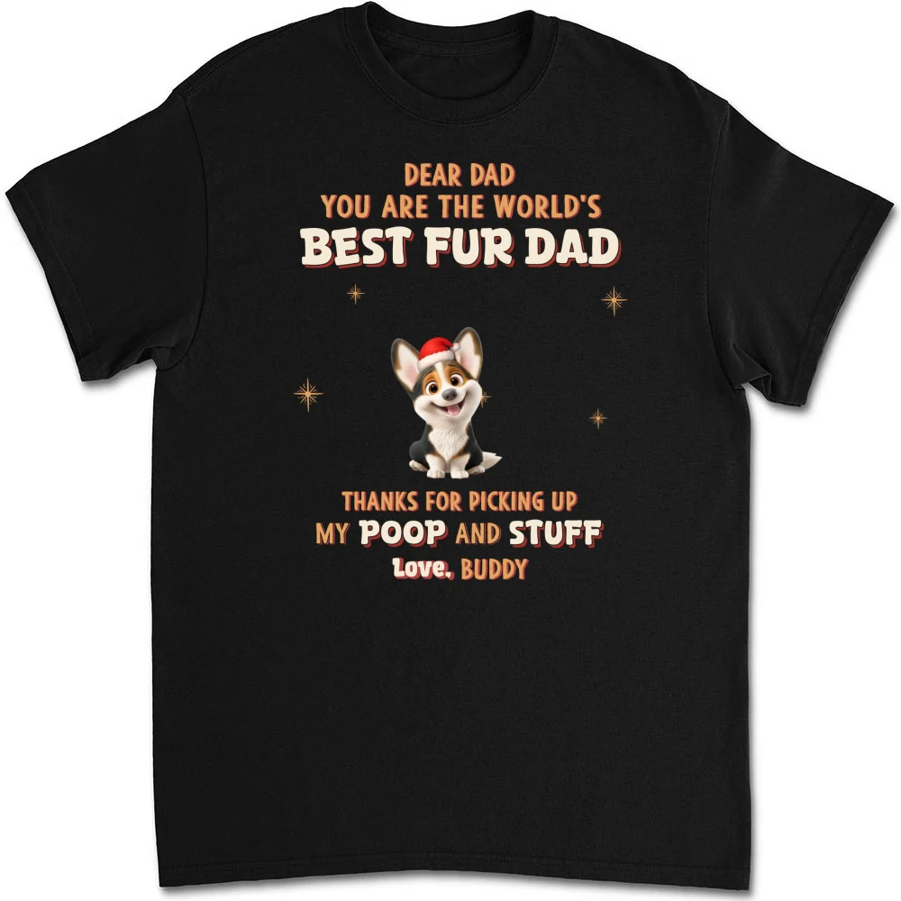 Picking Our Poop Ver Pet - Personalized Custom Unisex T-Shirt - Image 6