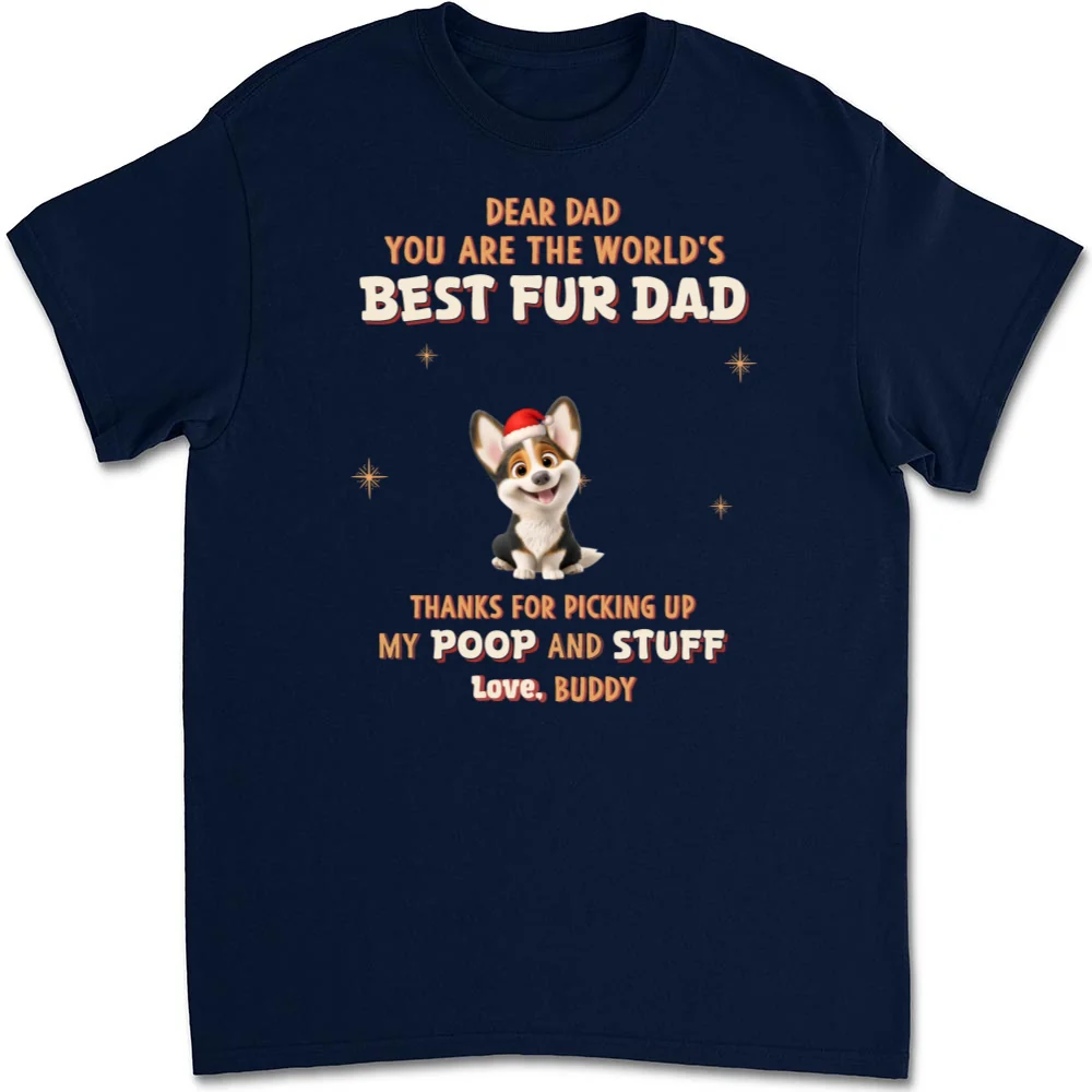 Picking Our Poop Ver Pet - Personalized Custom Unisex T-Shirt - Image 7