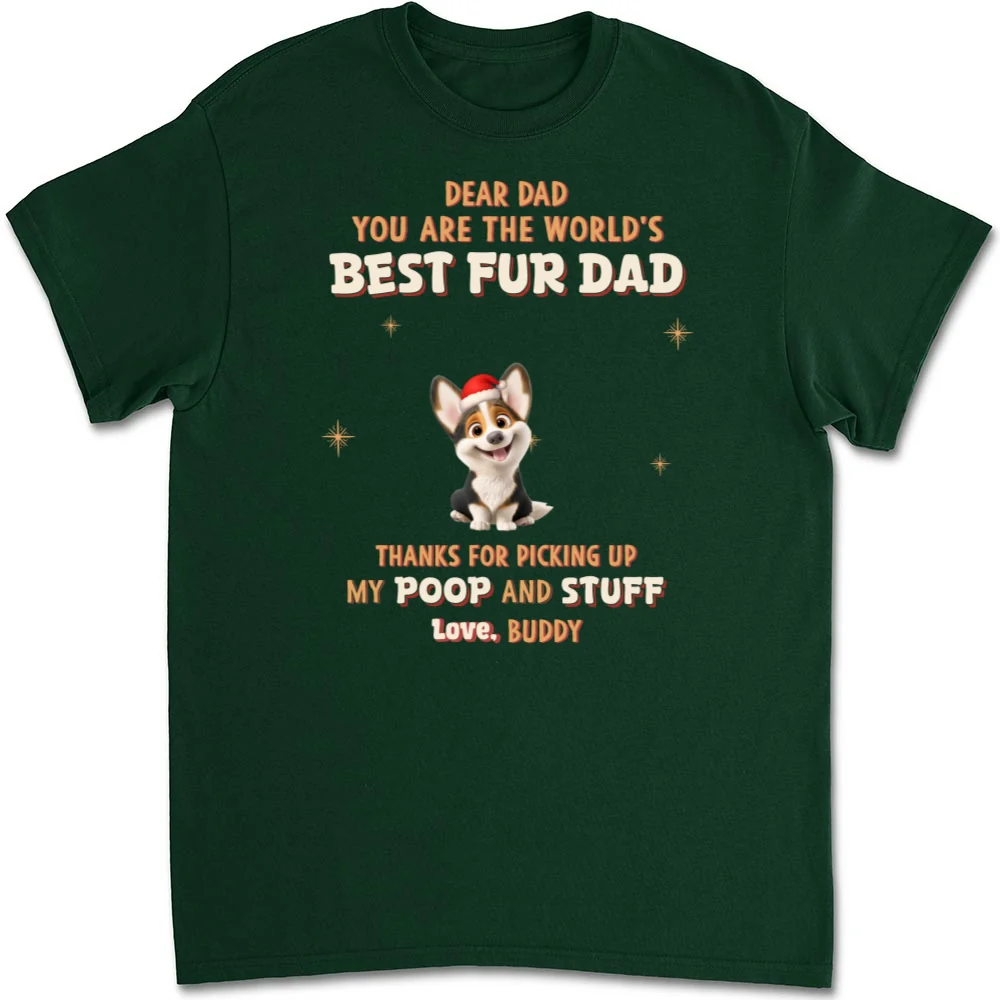 Picking Our Poop Ver Pet - Personalized Custom Unisex T-Shirt - Image 8