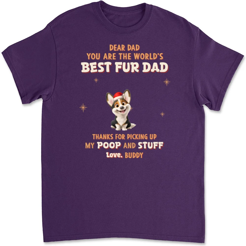 Picking Our Poop Ver Pet - Personalized Custom Unisex T-Shirt - Image 9