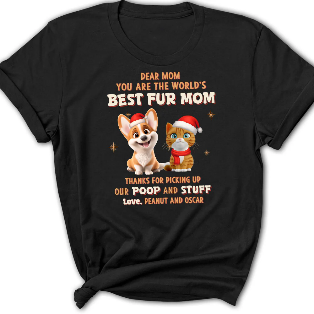 Picking Our Poop Ver Pet - Personalized Custom Women's T-Shirt