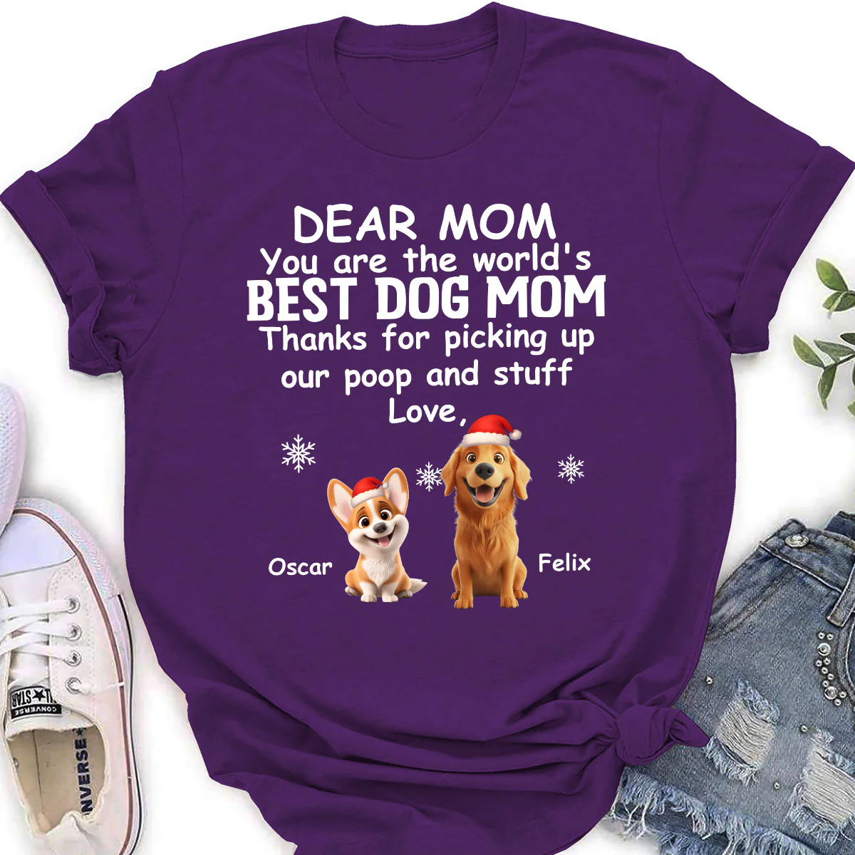 Picking Up Our Stuff - Personalized Custom Women's T-shirt - Image 2