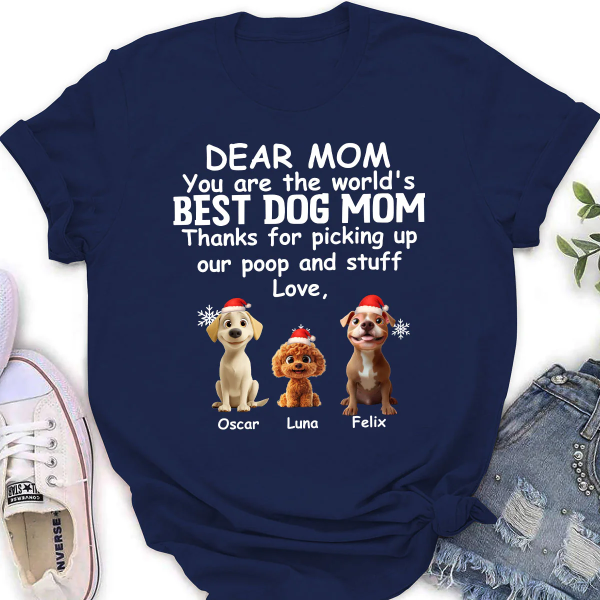 Picking Up Our Stuff - Personalized Custom Women's T-shirt - Image 4