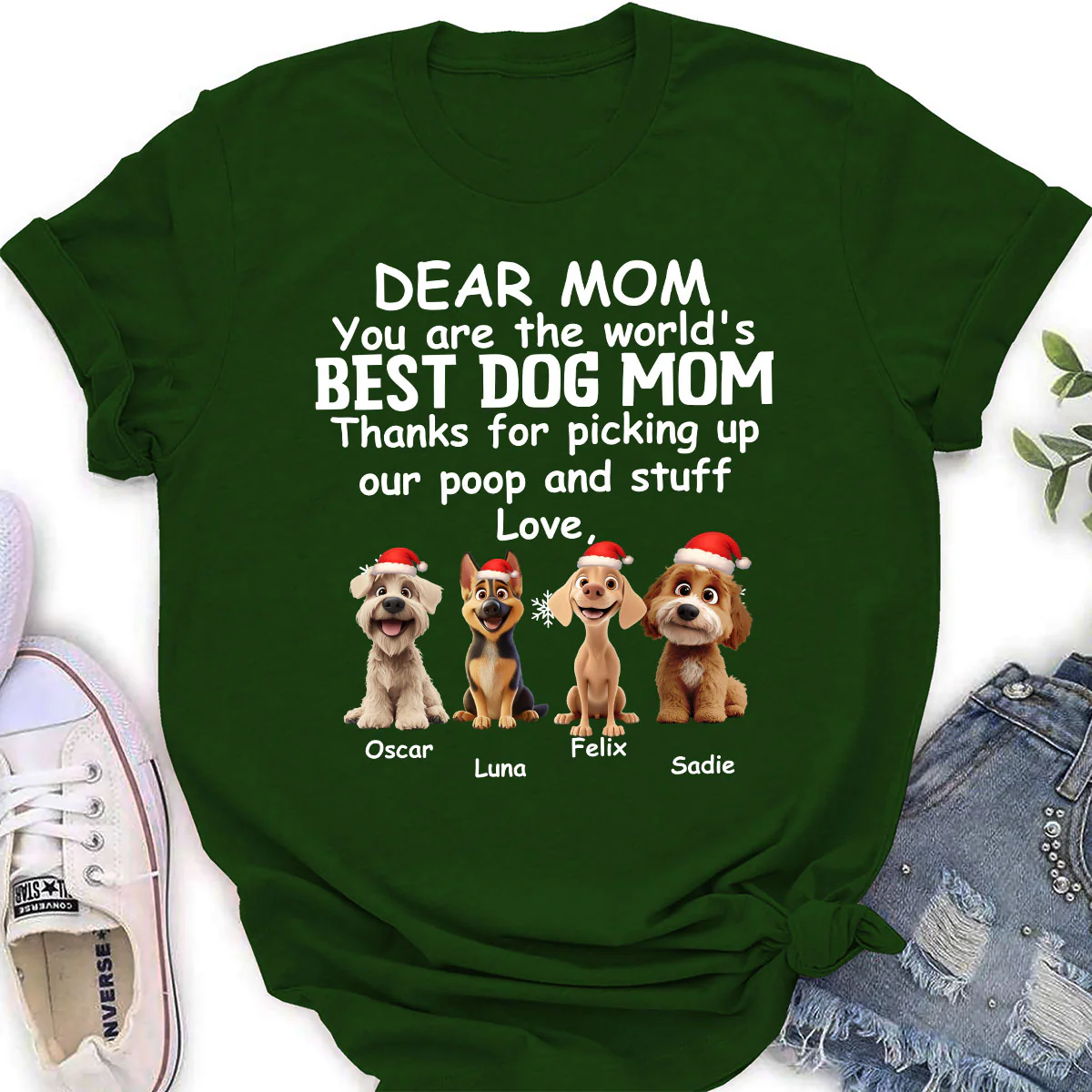 Picking Up Our Stuff - Personalized Custom Women's T-shirt - Image 5