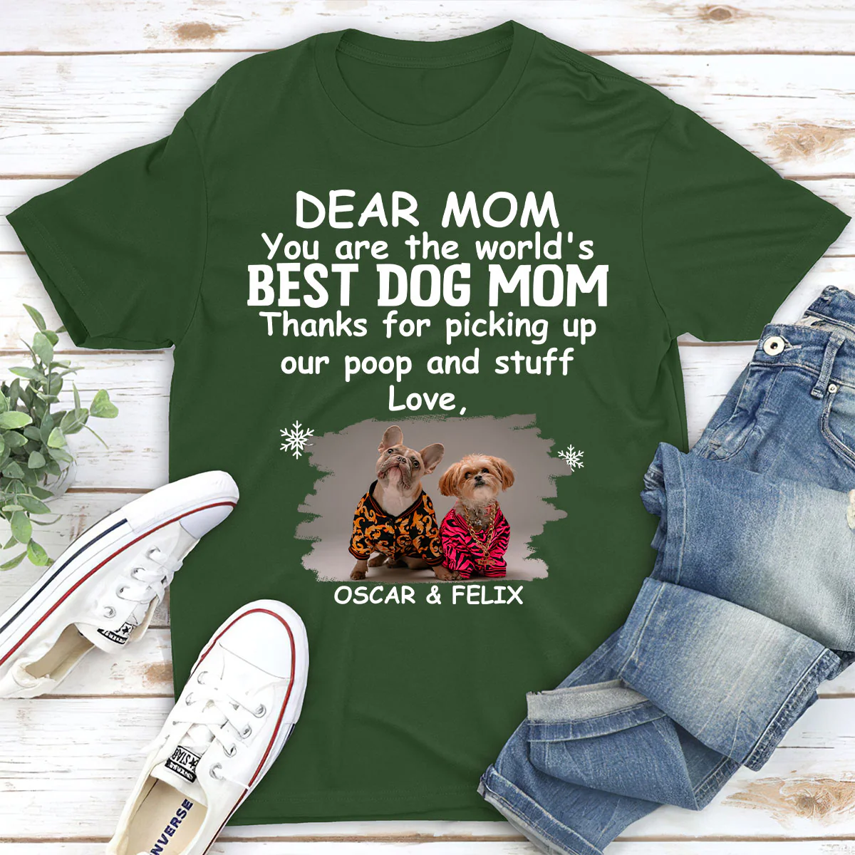 Picking Up Our Stuff Photo - Personalized Custom Unisex T-shirt - Image 3