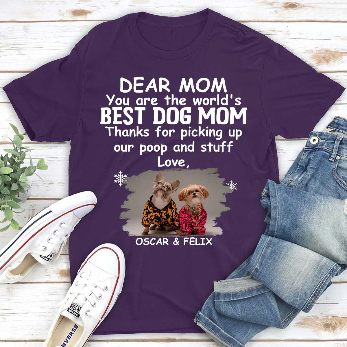 Picking Up Our Stuff Photo - Personalized Custom Unisex T-shirt - Image 4