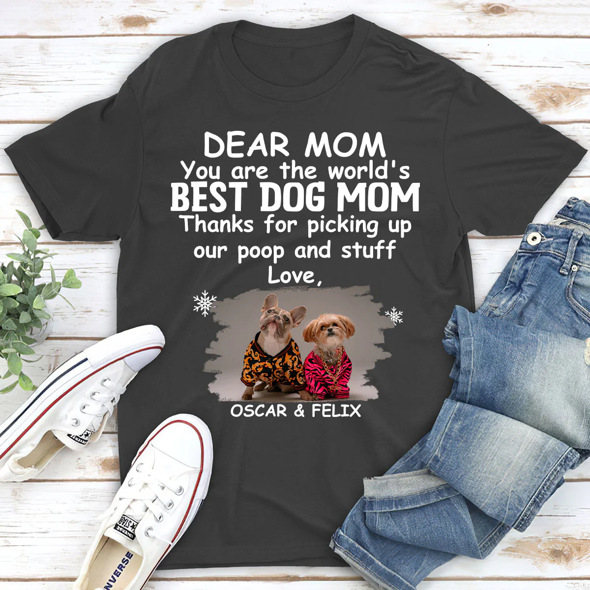 Picking Up Our Stuff Photo - Personalized Custom Unisex T-shirt - Image 5