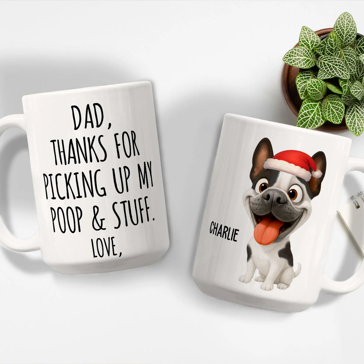 Picking Up Poo In Christmas - Personalized Custom Coffee Mug - Image 4