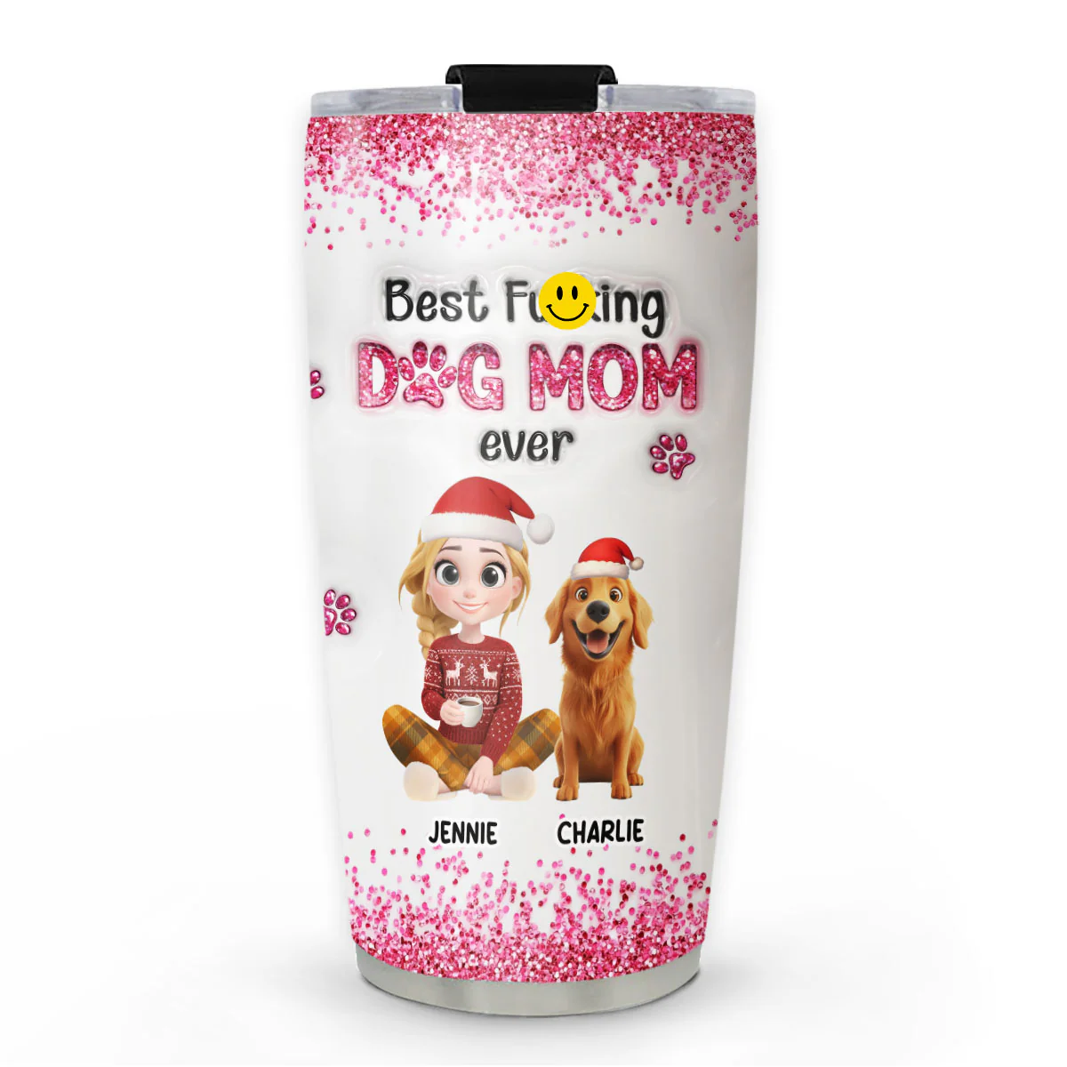 Pinky Blink - Personalized Custom 3D Inflated Effect Tumbler