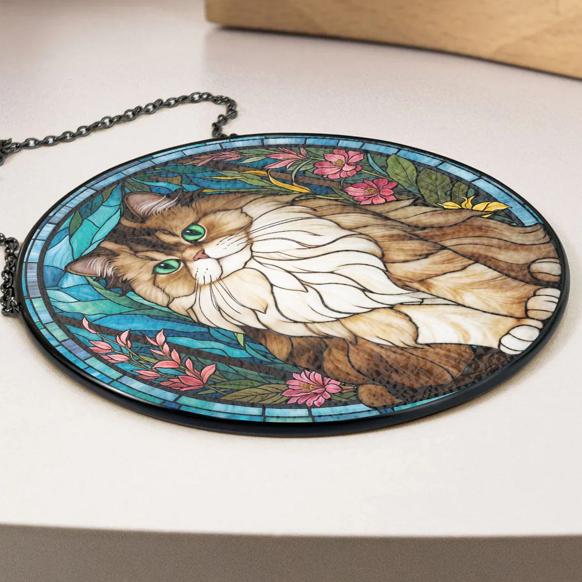 Portrait From Photo - Personalized Custom Window Hanging Suncatcher - Image 6