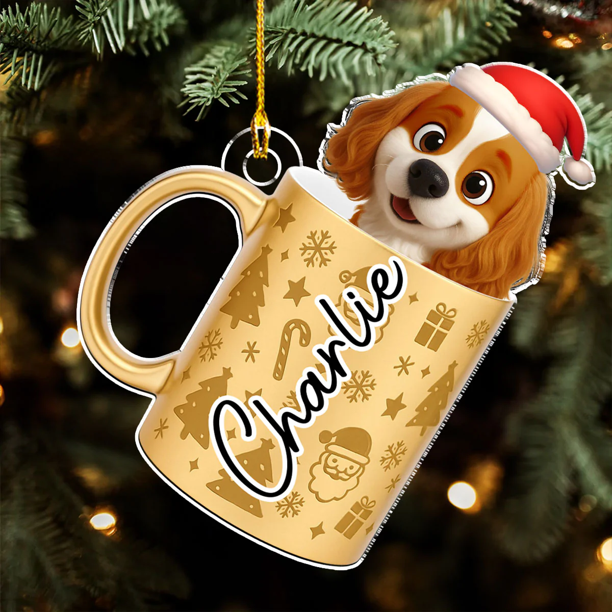 Pouring You Out - Personalized Custom 3D Effect Acrylic Ornament