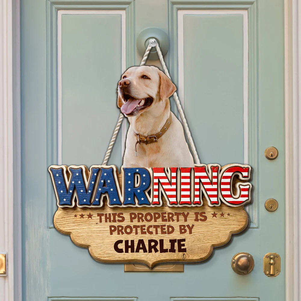  Property Belongs To Photo - Personalized Custom 3D Effect Wood Sign