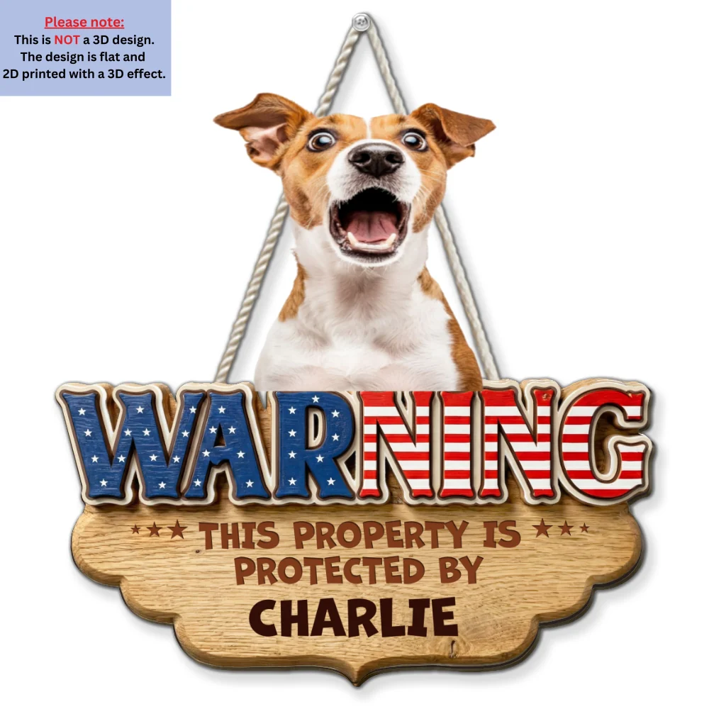  Property Belongs To Photo - Personalized Custom 3D Effect Wood Sign - Image 5