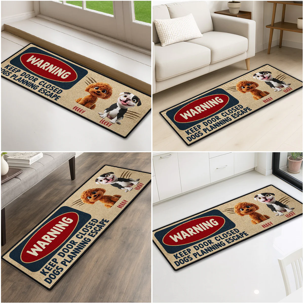 Property Is Protected By - Personalized Custom Runner Rug - Image 2