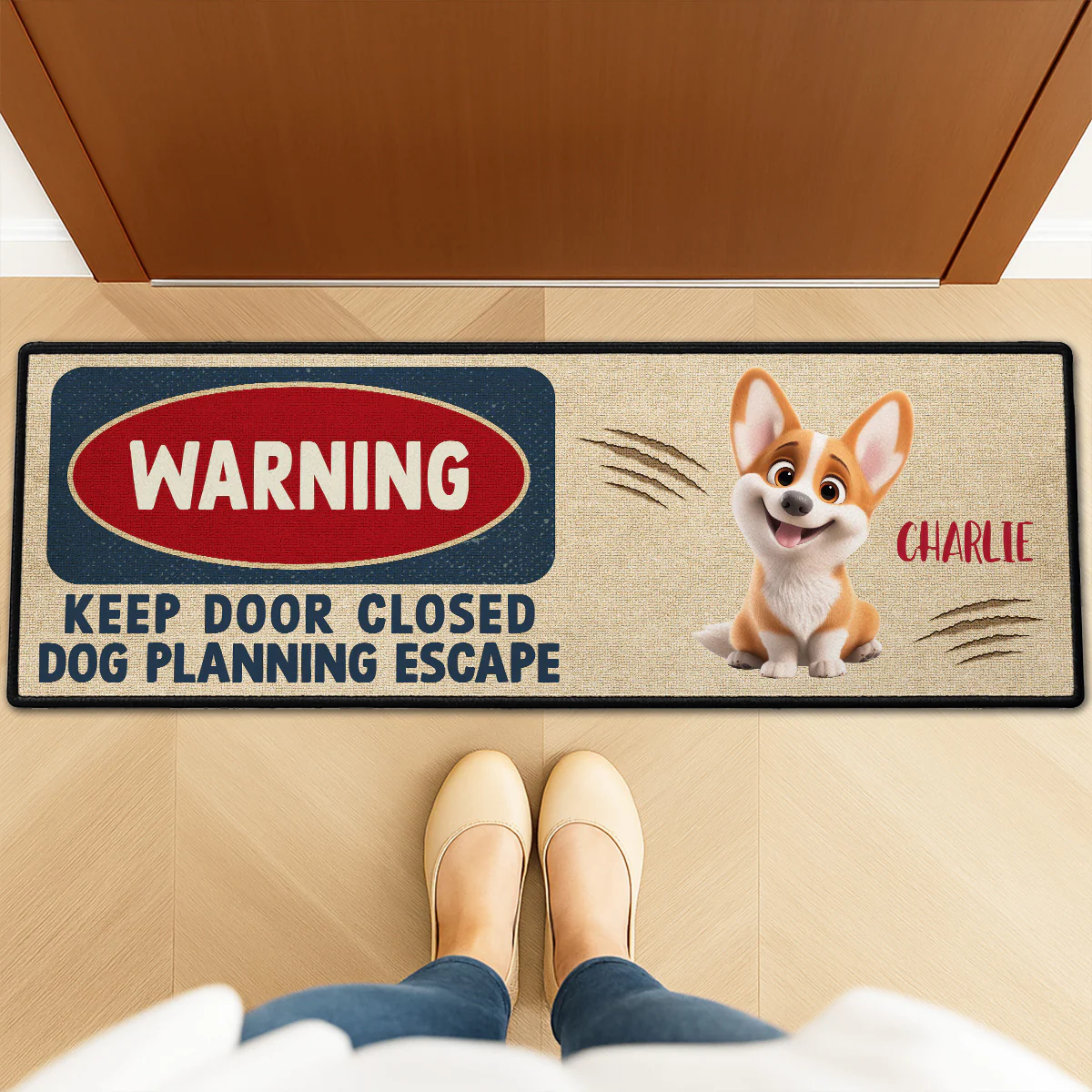Property Is Protected By - Personalized Custom Runner Rug - Image 3