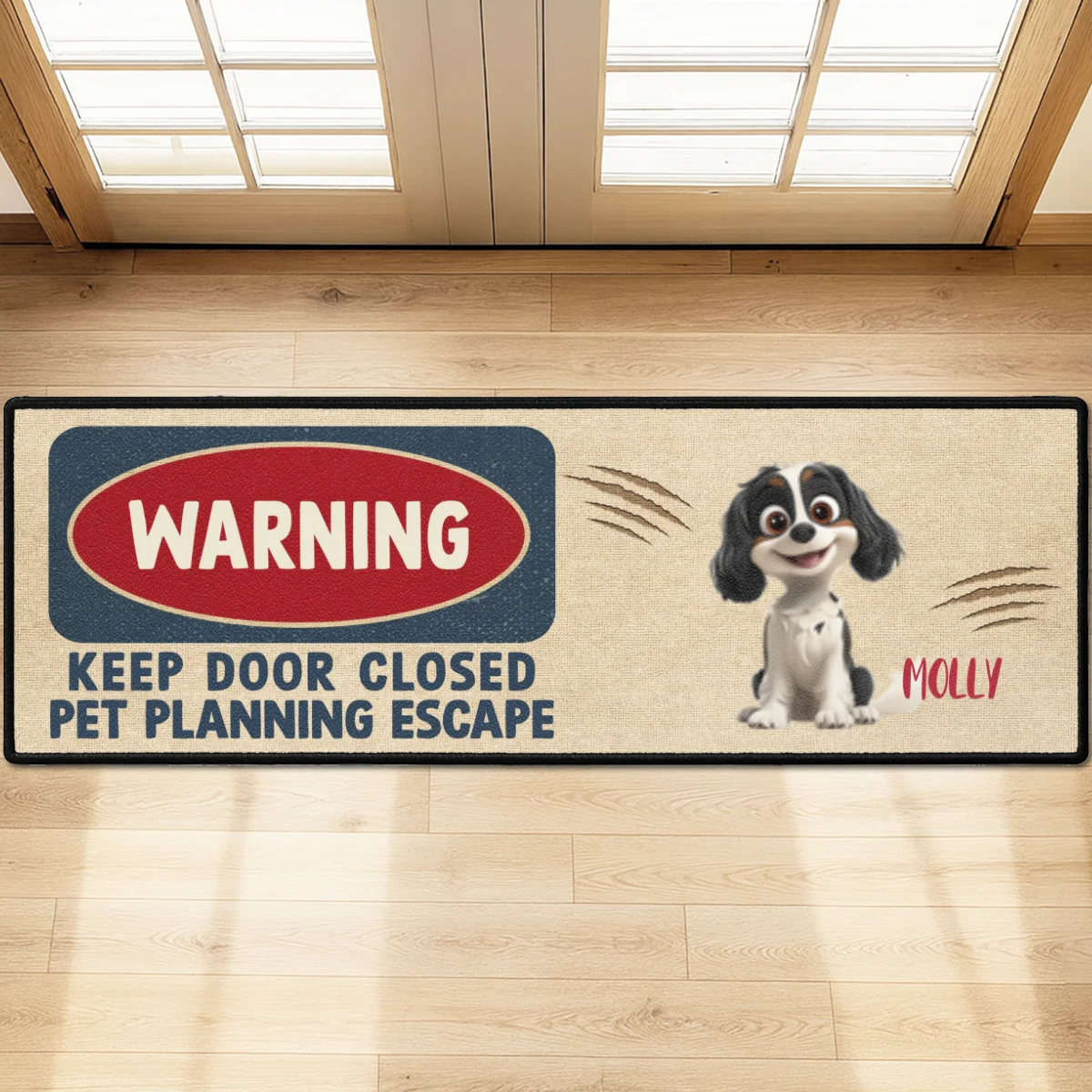 Property Is Protected By Pets - Personalized Custom Runner Rug - Image 8