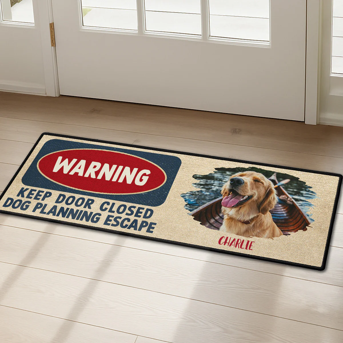 Property Is Protected By Photo - Personalized Custom Runner Rug
