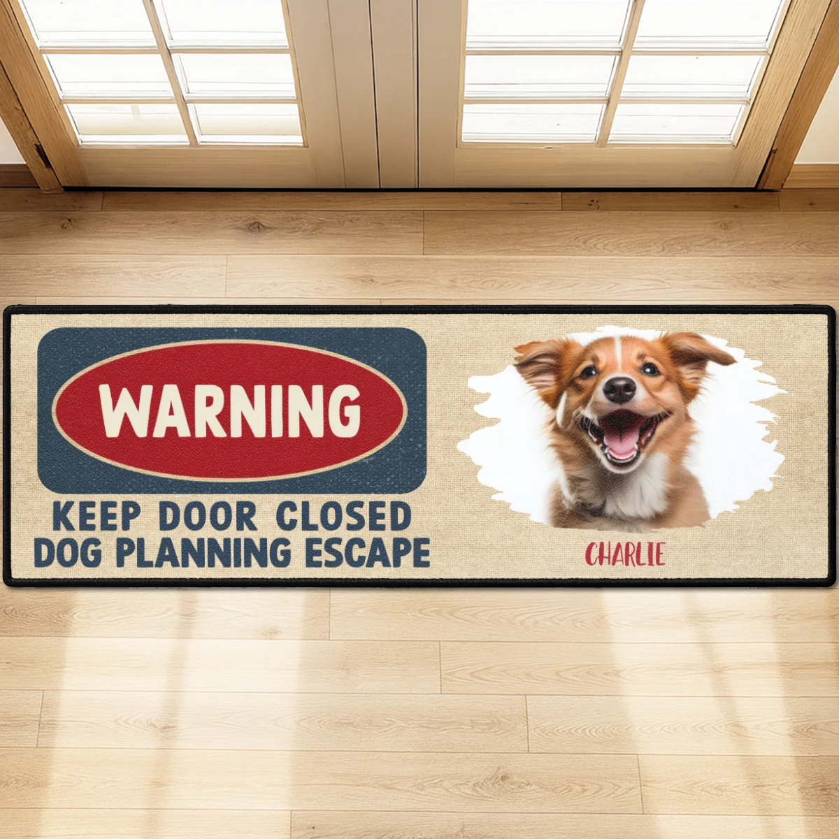 Property Is Protected By Photo - Personalized Custom Runner Rug - Image 3