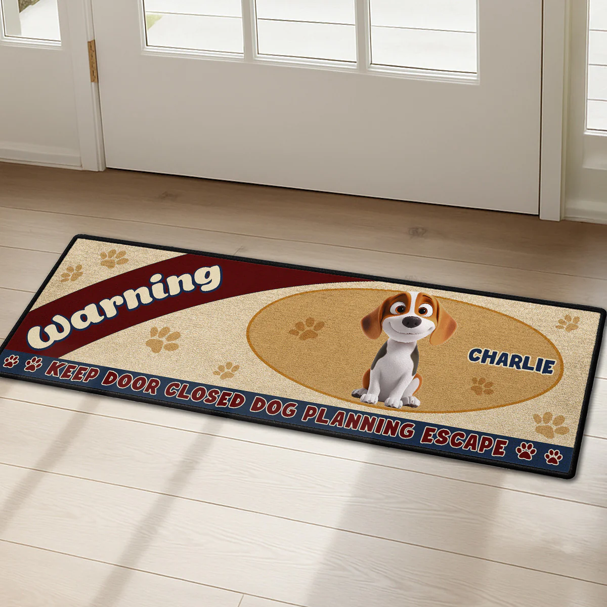 Property Is Secured By - Personalized Custom Runner Rug