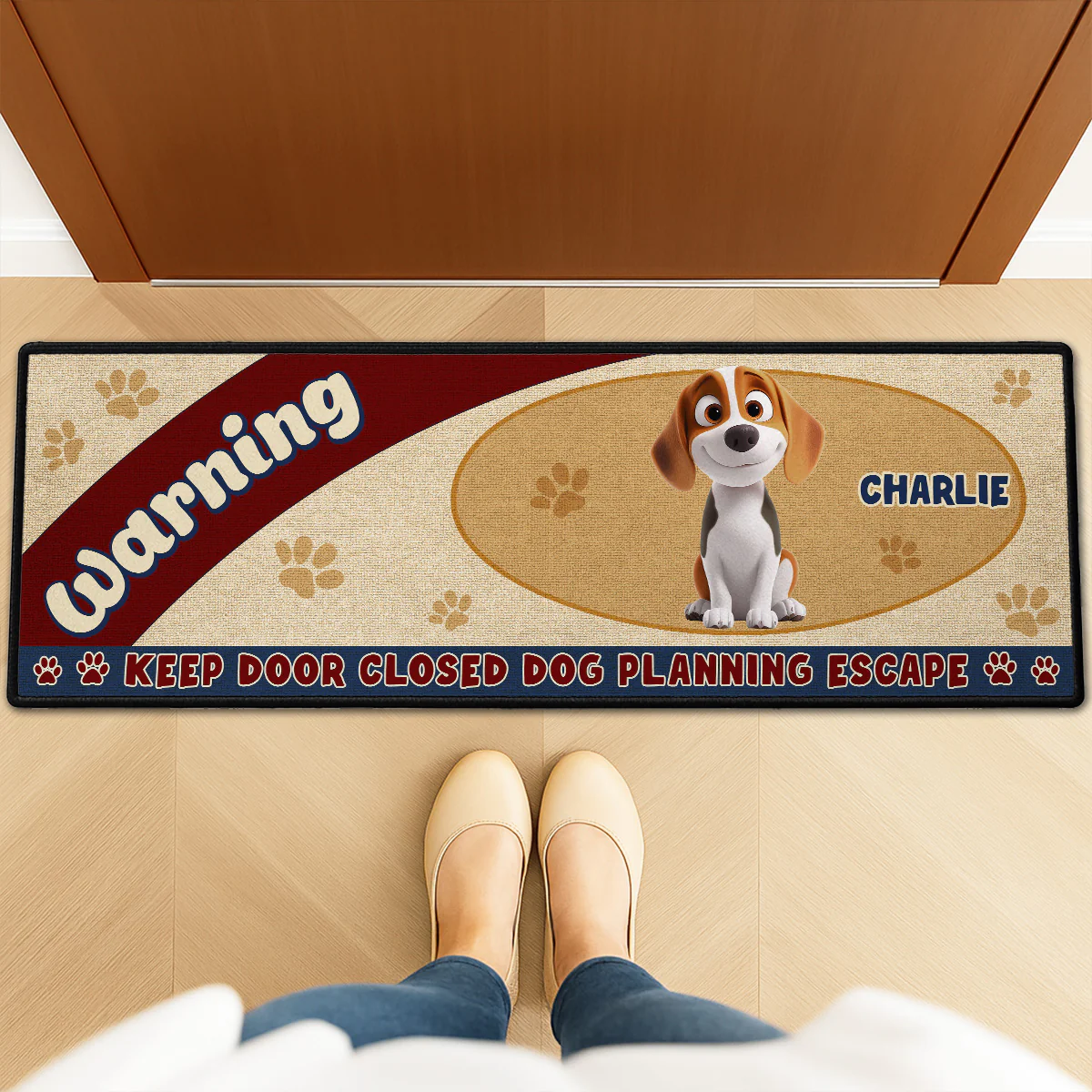 Property Is Secured By - Personalized Custom Runner Rug - Image 3