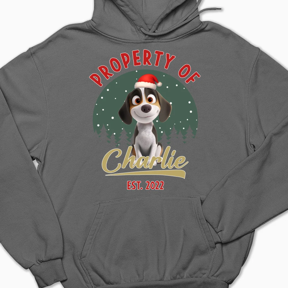 Property Of Funny Dogs - Personalized Custom Hoodie - Image 10