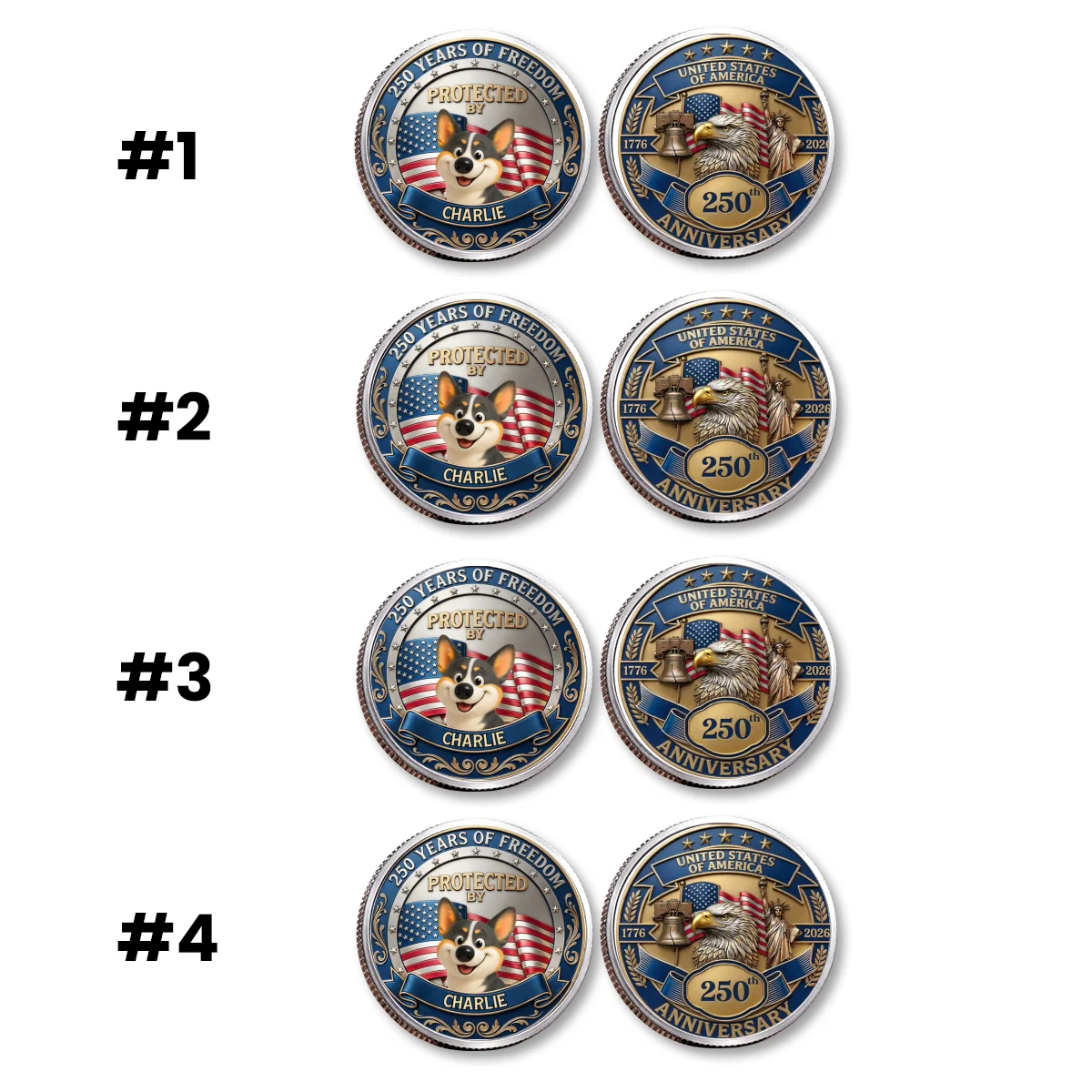 Protected By - Personalized Custom Commemorative Keepsake Coin - Image 17