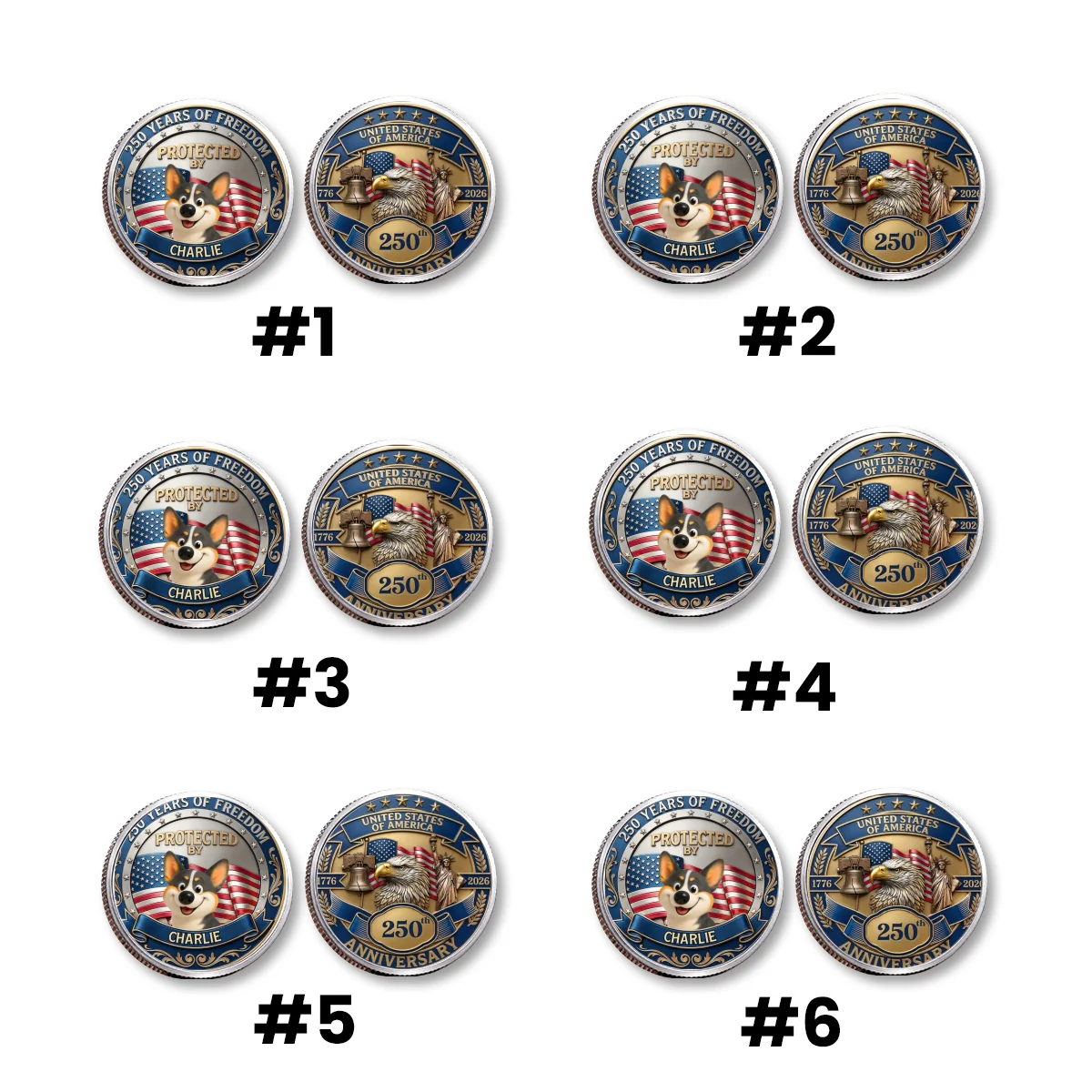 Protected By - Personalized Custom Commemorative Keepsake Coin - Image 19