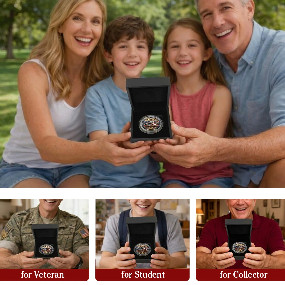 Protected By - Personalized Custom Commemorative Keepsake Coin - Image 4