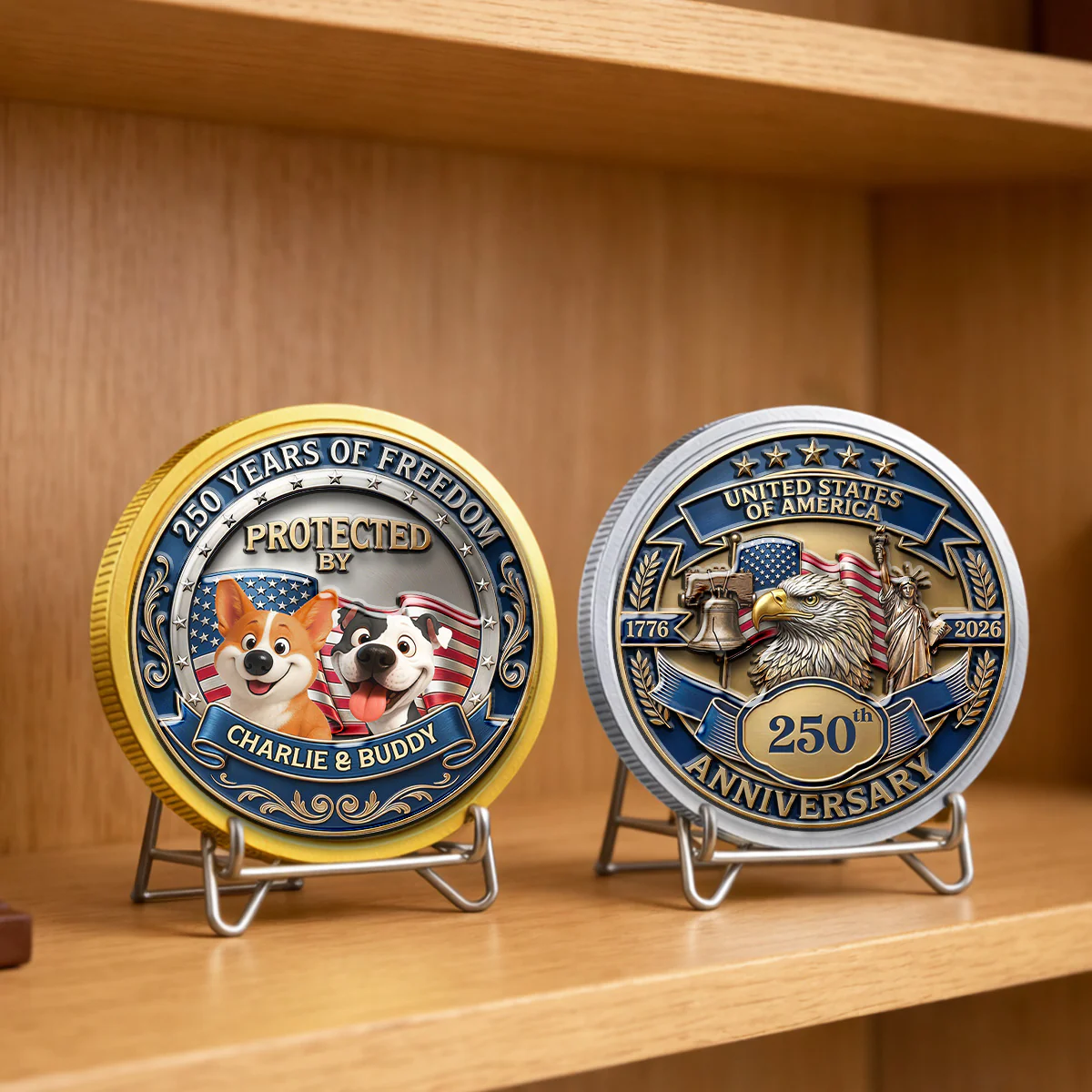 Protected By - Personalized Custom Commemorative Keepsake Coin - Image 5