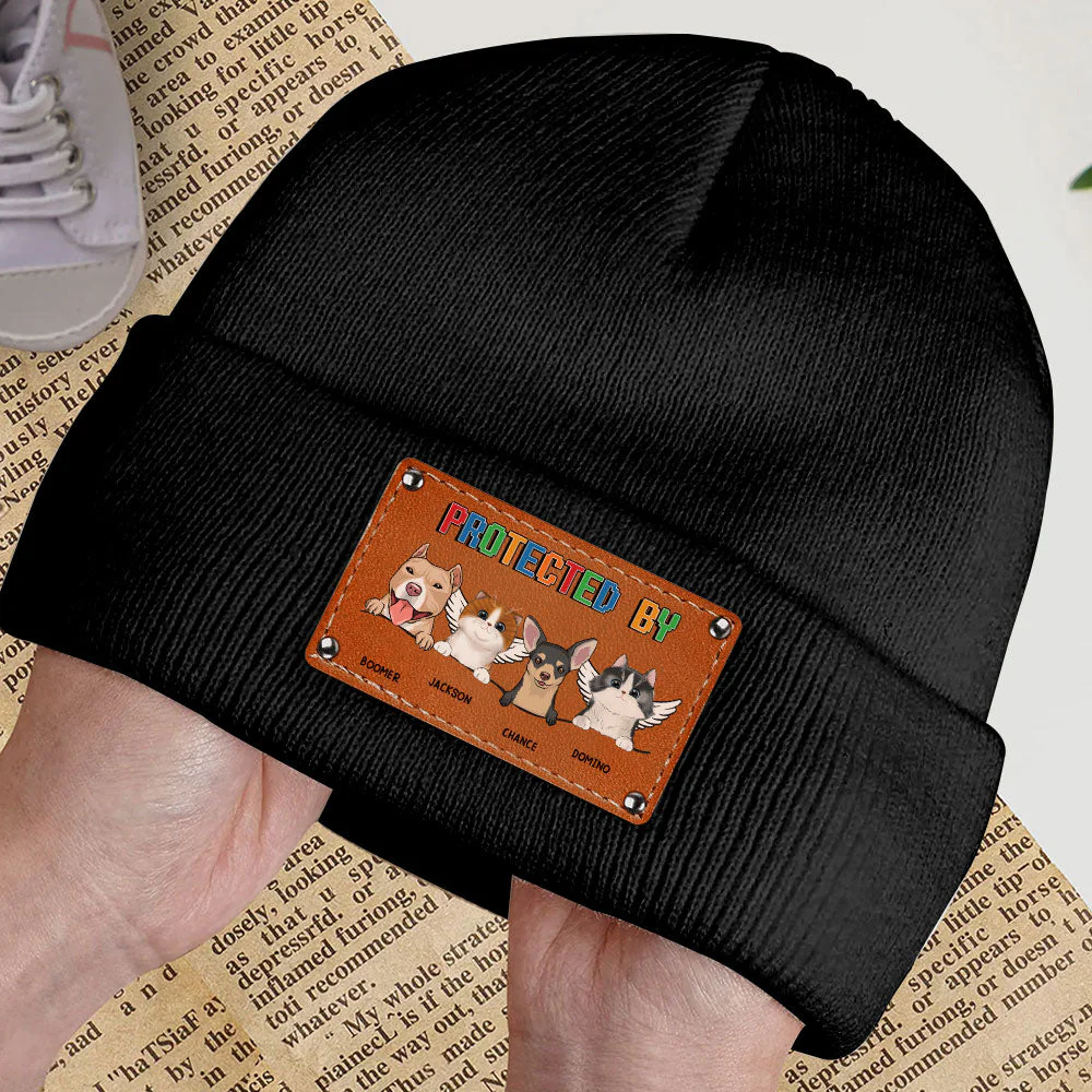 Protected By Pets - Personalized Custom Beanie - Image 4