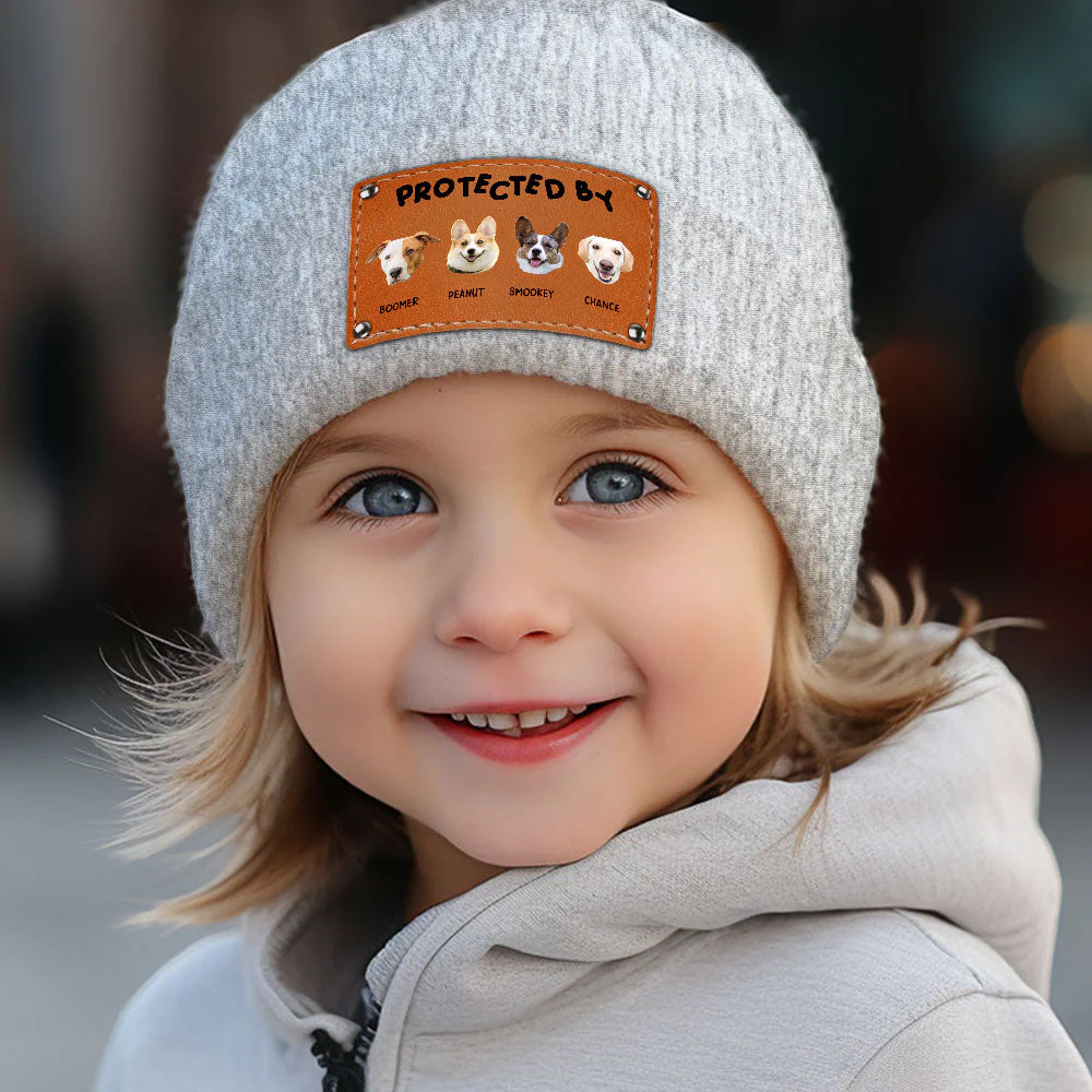 Protected By Pets Photo - Personalized Custom Beanie - Image 5