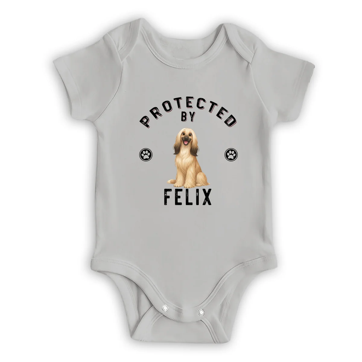 Protected By Storybook Pet - Personalized Custom Baby Onesie - Image 7