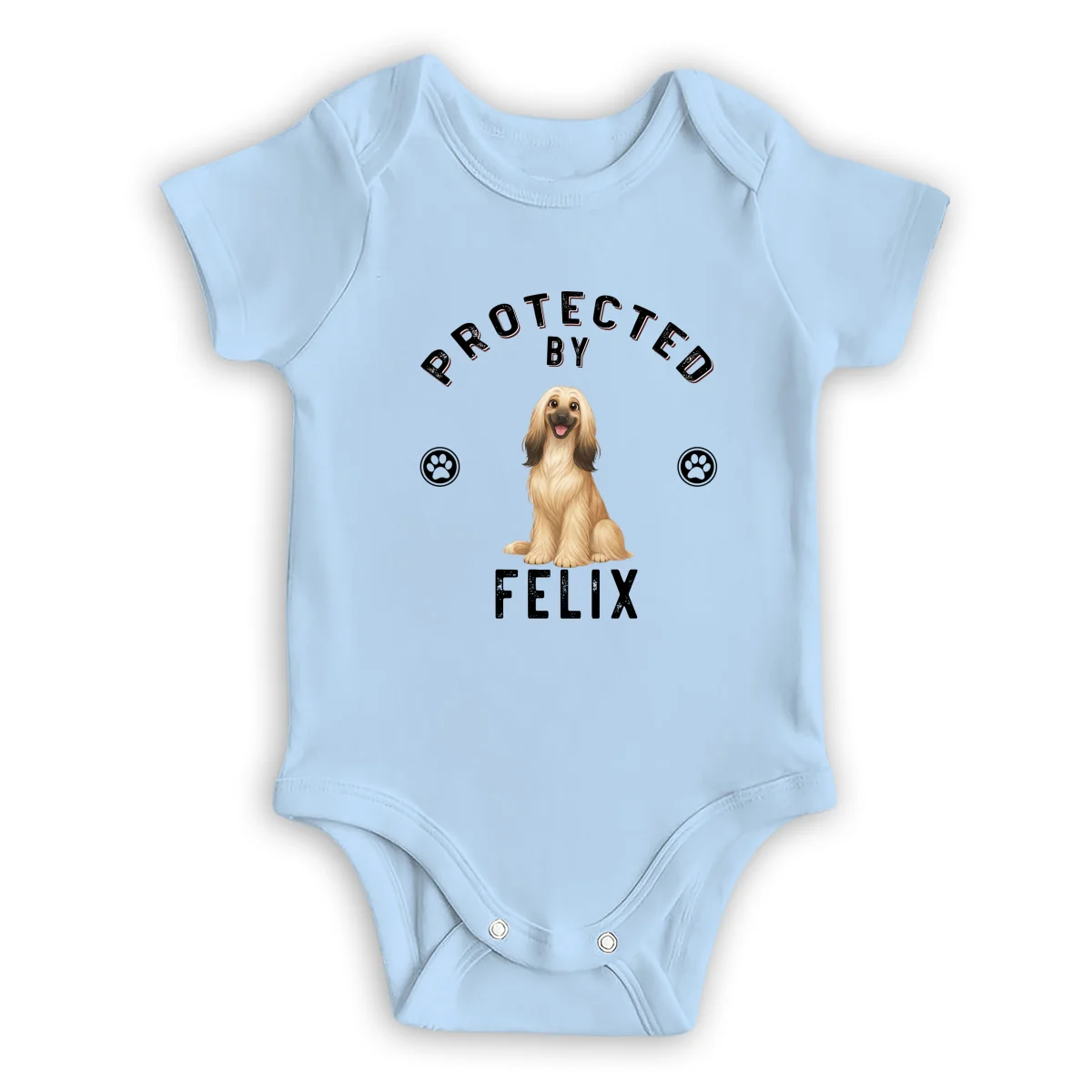Protected By Storybook Pet - Personalized Custom Baby Onesie - Image 8