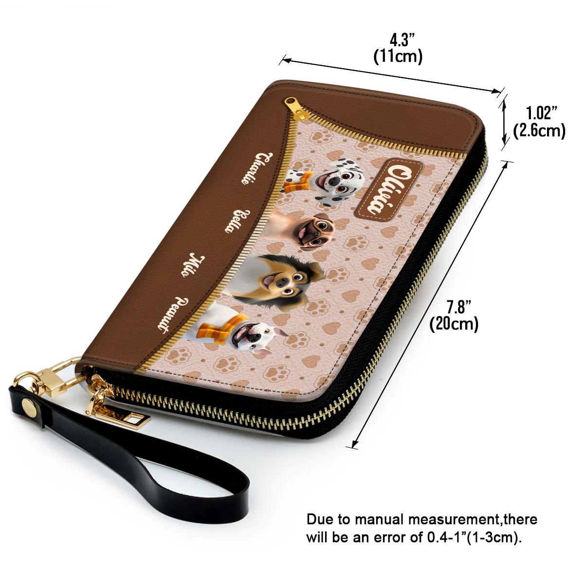Proud Mom - Personalized Custom Leather Wallet - Image 4
